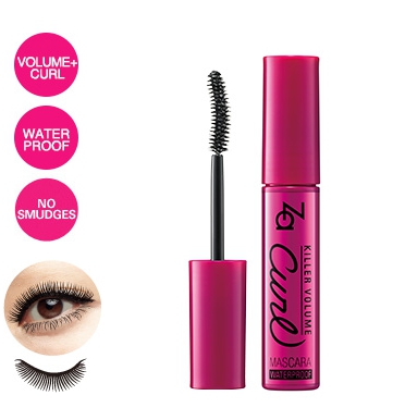 za killer volume curl mascara