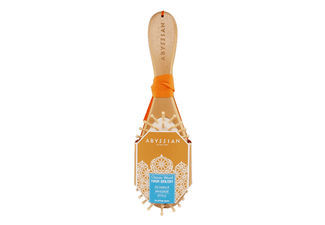 ABYSSIAN Classic Wooden Abyssian Medium Hairbrush