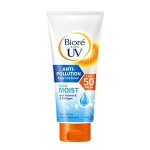 Biore UV Anti-Pollution Body Care Serum Extra Moist SPF50  PA   