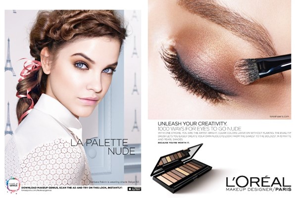 l'oreal color riche la palette nude