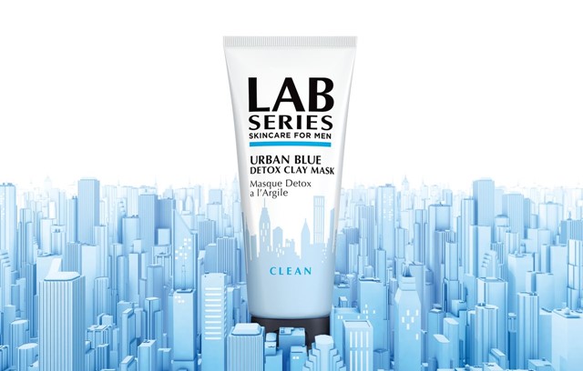 lab series urban blue detox clay mask