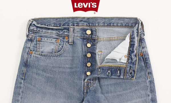 levi's gold buttons