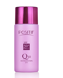 positif q10 astaxanthin uv spf50  pa    