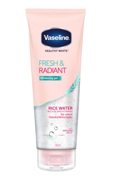 เจลทาผิวกาย Vaseline Healthy White Fresh & Radiant Whitening Gel