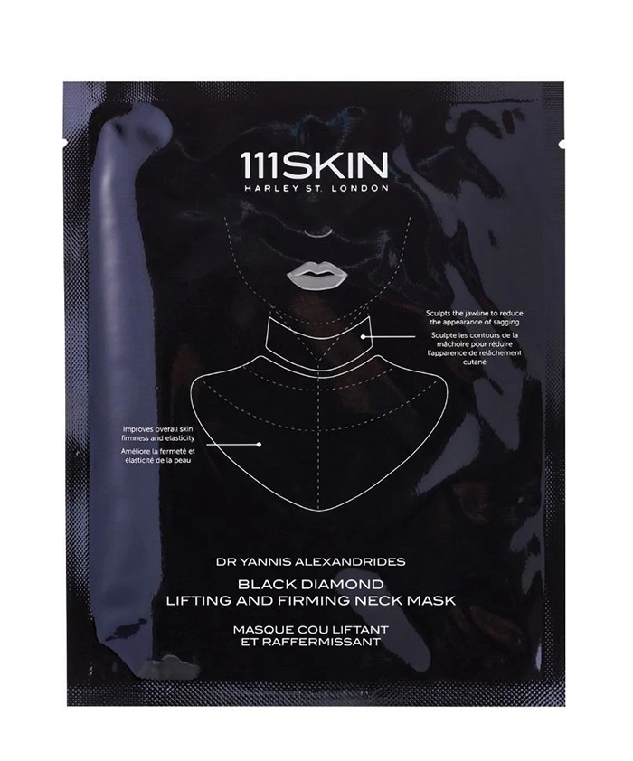 แผ่นมาส์กลำคอและเนินอก 111 SKIN Black Diamond Lifting And Firming Neck Mask