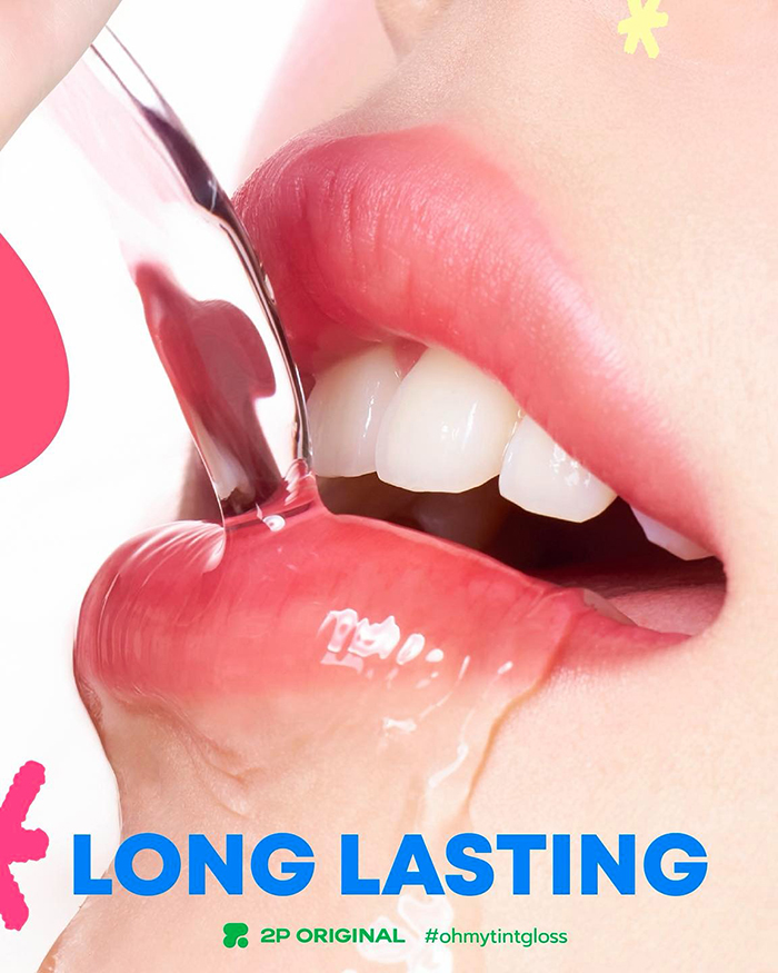 ลิปทินท์ 2P Original Oh My Tint Gloss