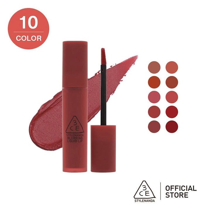 ลิปสติก 3CE Blurring Liquid Lip