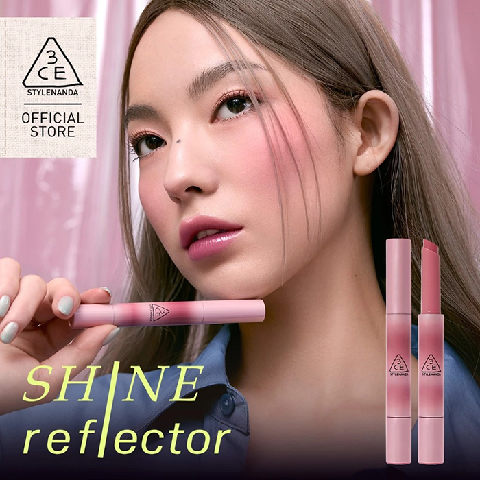 ลิปกลอส 3CE Shine Reflector ลิปกลอส 3CE Shine Reflector