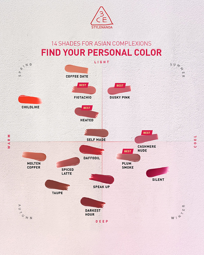 ลิปสติก 3CE Velvet Lip Plush