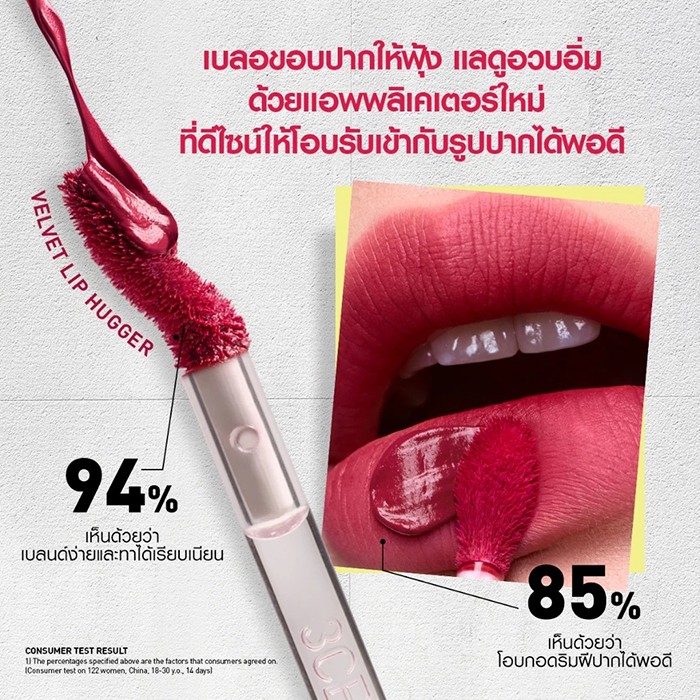ลิปสติก 3CE Velvet Lip Plush