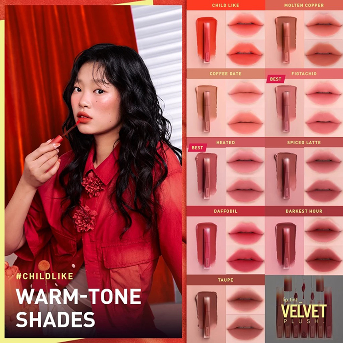 ลิปสติก 3CE Velvet Lip Plush