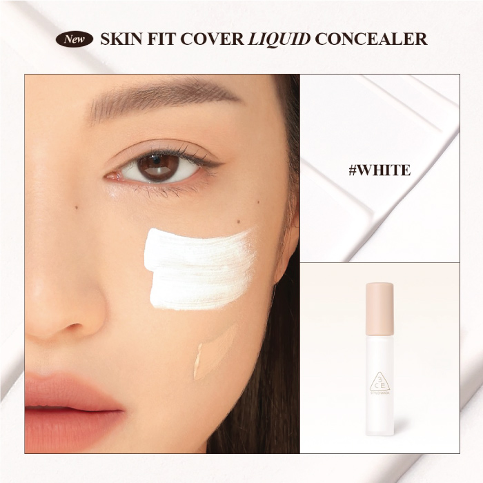 คอนซีลเลอร์ 3CE Skin Fit Cover Liquid Concealer