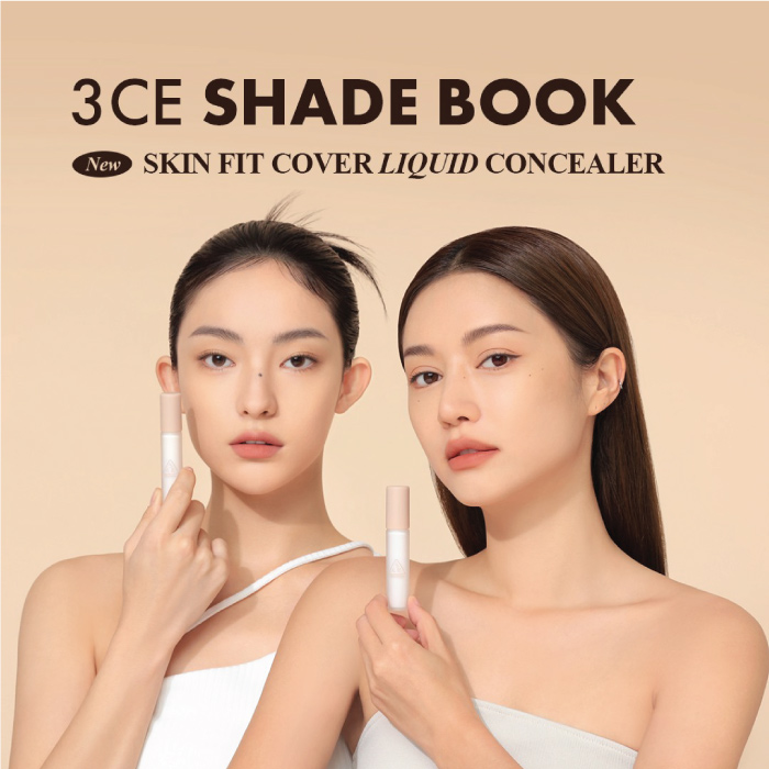 คอนซีลเลอร์ 3CE Skin Fit Cover Liquid Concealer