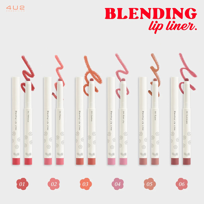 ดินสอเขียนขอบปาก 4U2 Blending Lip Liner