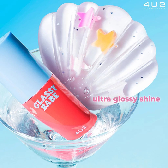 ลิปกลอส 4U2 Glassy Babe