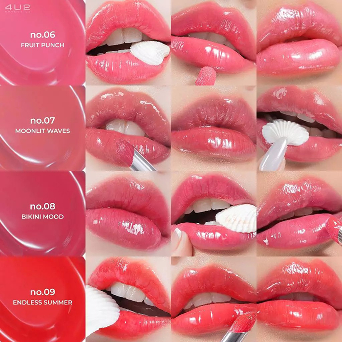 ลิปกลอส 4U2 Glassy Babe