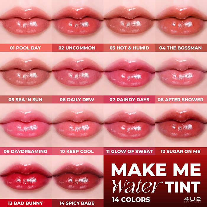 ลิปสติก 4U2 Make Me Water Tint