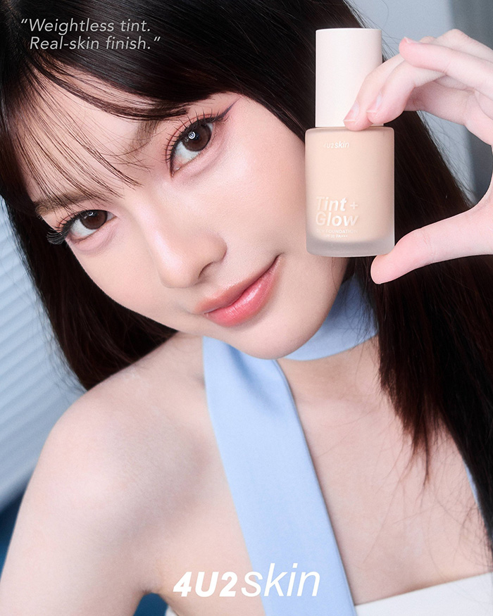รองพื้นสกินทินท์ 4U2 Skin Tint + Glow Dew Foundation SPF30 PA+++