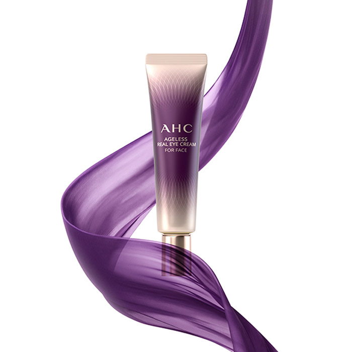  AHC Ageless Real Eye Cream For Face เพิ่มความชุ่มชื้น ลดริ้วรอยและความหมองคล้ำบริเวณรอบดวงตาให้ผิวเรียบเนียนกระชับขึ้น