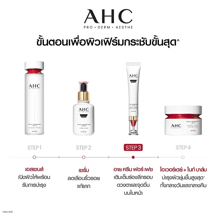 อายครีม AHC Pro Shot Colla-Juvenation Lift 4 Capsule-Infused Eye Cream For Face