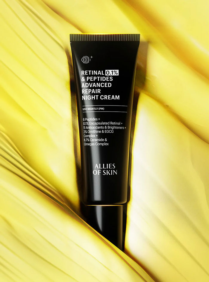 ไนท์ครีม Allies of Skin Retinal 0.1% & Peptides Advanced Repair Night Cream