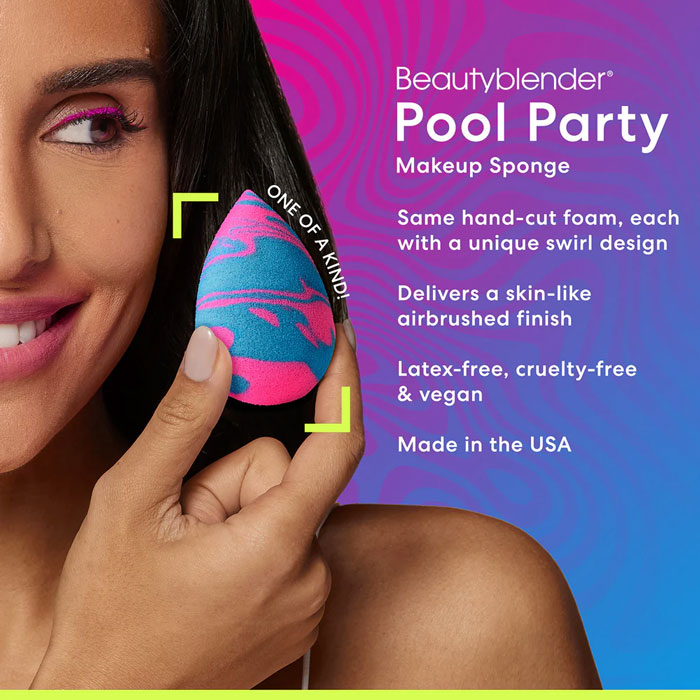 ฟองน้ำรองพื้น Beauty Blender Pool Party 