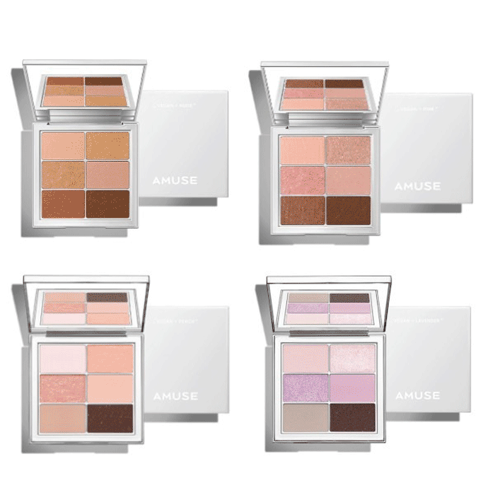 อายแชโดว์ AMUSE Vegan Sheer Eyeshadow Palette