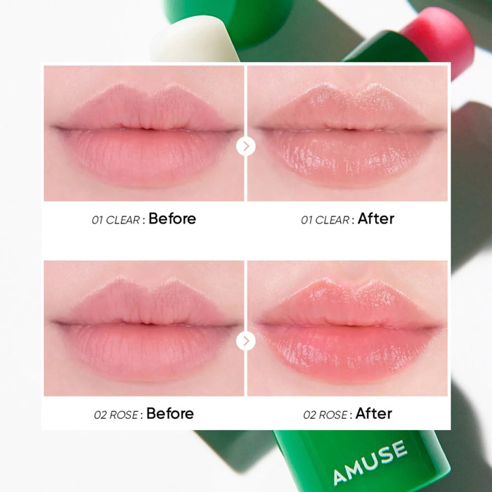 AMUSE Vegan Green Lip Balm ลิปบาล์ม