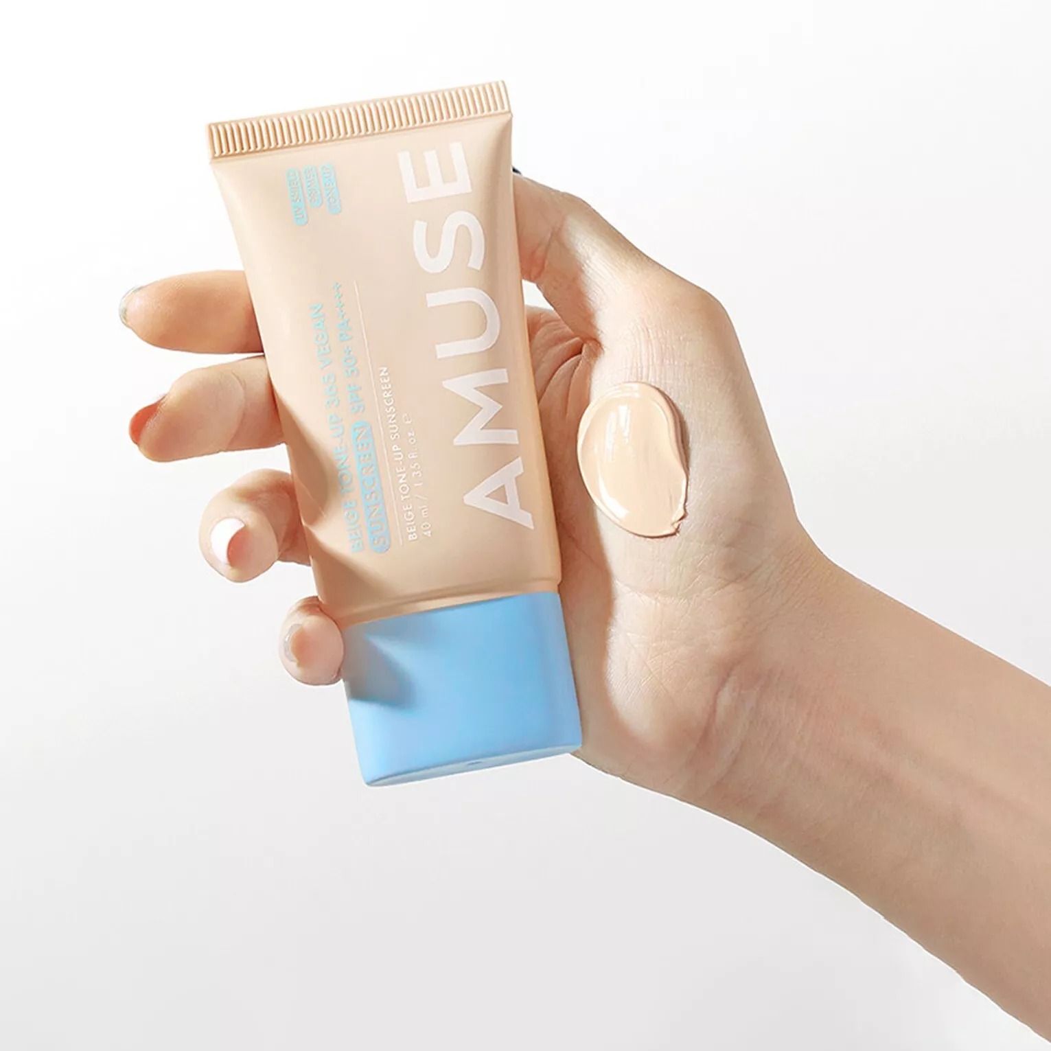 ครีมกันแดด AMUSE Beige Tone-Up 365 Vegan Sunscreen