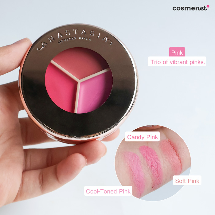 บลัชออนเนื้อครีม Anastasia Magic Touch Blush Trio