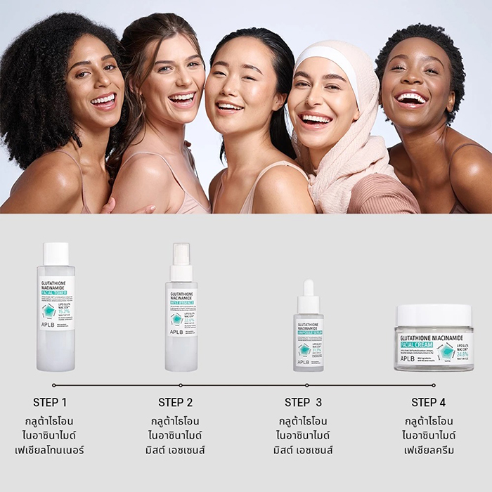 แอมพูลเซรั่ม APLB Glutathione Niacinamide Ampoule Serum