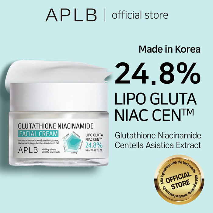 ครีมบำรุงผิวหน้า APLB Glutathione Niacinamide Facial Cream