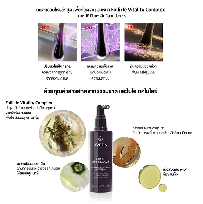 เซรั่มบำรุงผม AVEDA Invati Ultra Advanced™ Revitalizing Scalp Serum 