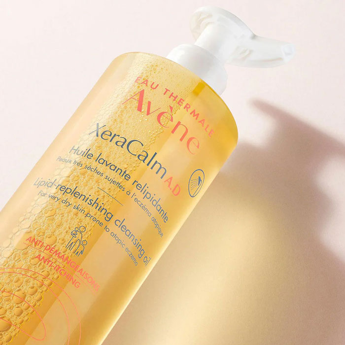 คลีนซิ่งออยล์ Avene Xeracalm A.D Replenishing Cleasing Oil Shower oil