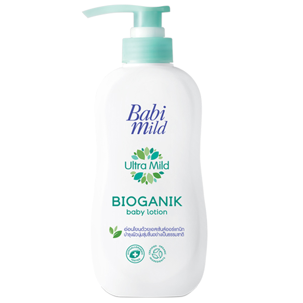 โลชั่นบำรุงผิว Babi Mild Ultra Mild Bioganik Baby Lotion