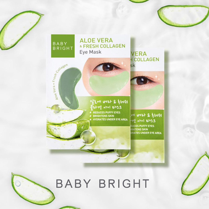 มาสก์ใต้ตา Baby Bright Aloe Vera & Fresh Collagen Eye Mask