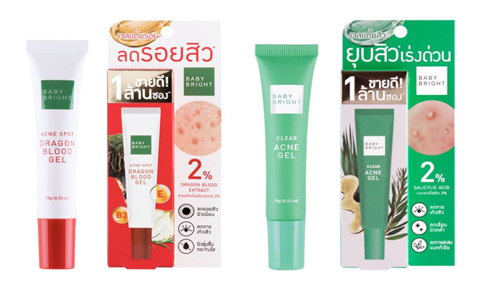 Baby Bright Clear & Treat Acne เจลแต้มสิวเฉพาะจุด