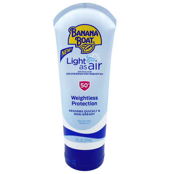 Banana Boat Light As Air Sunscreen Lotion SPF50+  ครีมกันแดด