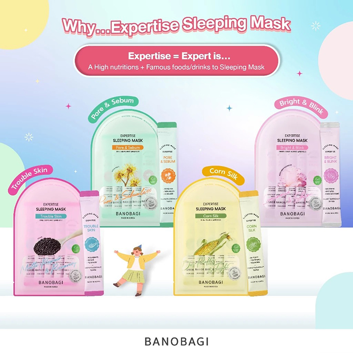 สลีปปิ้งมาสก์ BANOBAGI Expertise Sleeping Mask