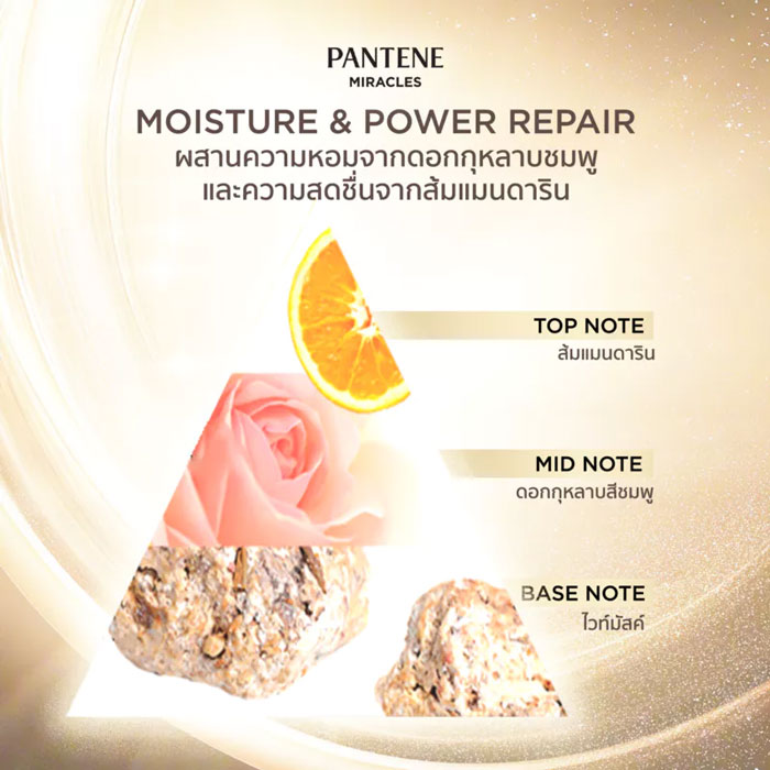 แชมพู Pantene Shampoo Miracles Bond Repair Moisture Power Repair