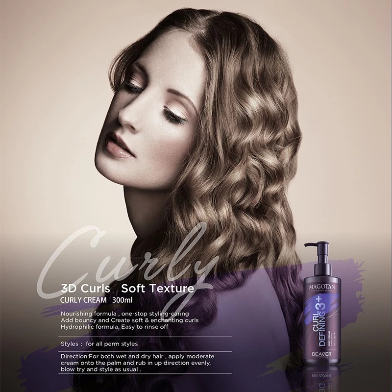 ครีมจับลอน Beaver Magotan Curl Defining 3+ Curly Cream Strong Control
