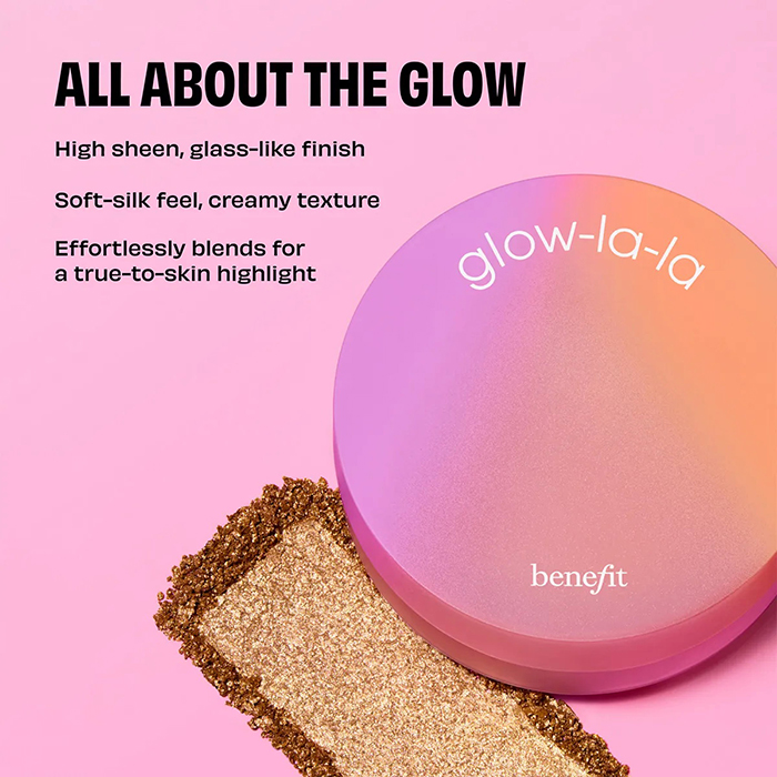 ไฮไลท์ Benefit Cosmetics Glow-La-La Highlighter