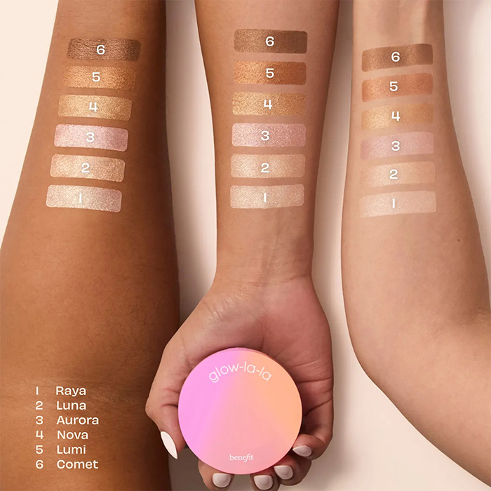 ไฮไลท์ Benefit Cosmetics Glow-La-La Highlighter