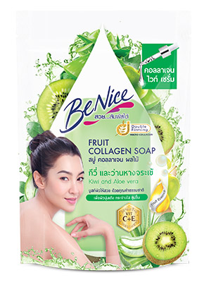 สบู่ก้อน BeNice Fruit Collagen Soap