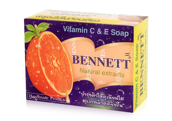 สบู่เบนเนท Bennett Natural Extracts Vitamin C&E Soap