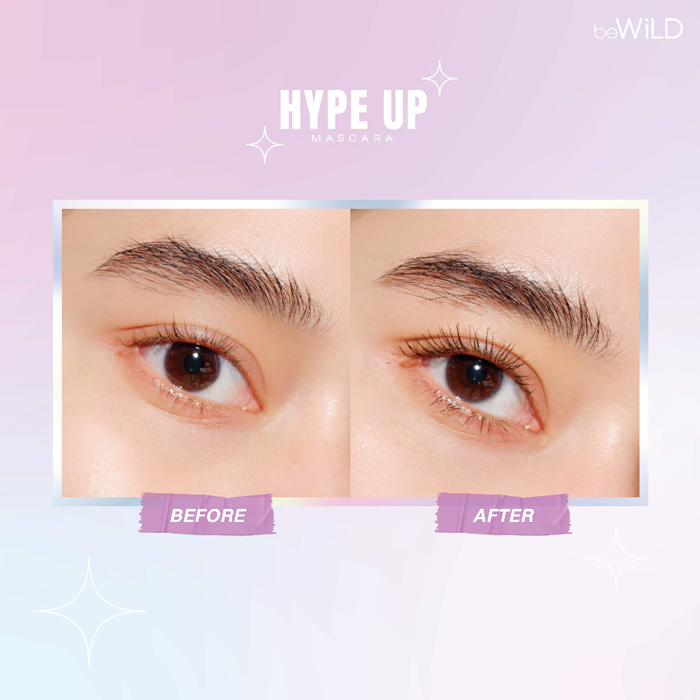 มาสคาร่า beWiLD Hype Up Mascara (Natural Fiber)