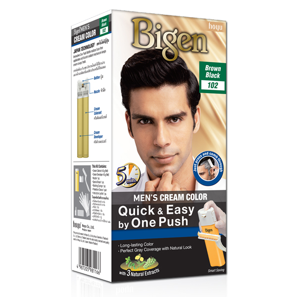 ผลิตภัณฑ์ปิดผมขาว Bigen Men’s Cream Color