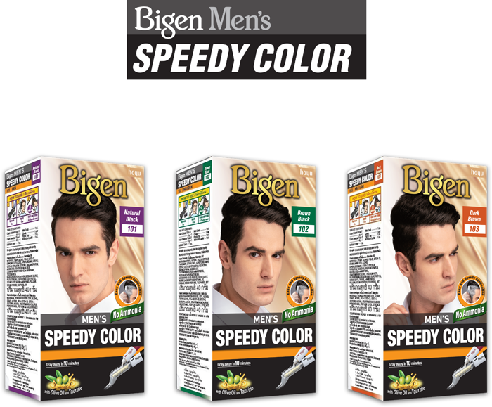 ผลิตภัณฑ์ปิดผมขาว Bigen Men’s Speedy Color