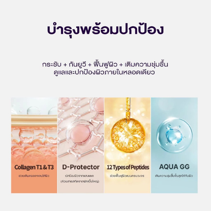 เอสเซนส์กันแดด Bioheal Probioderm™ Collagen Essence Sun Cream SPF 50+ PA++++ เอสเซนส์กันแดด Bioheal Probioderm™ Collagen Essence Sun Cream SPF 50+ PA++++