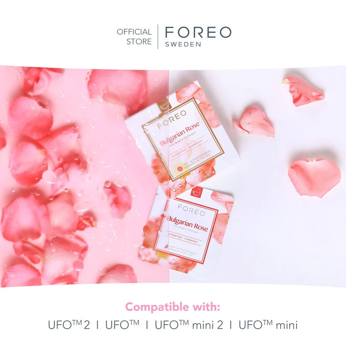 มาส์กแผ่น Foreo Ufo Mask Bulgarian Rose